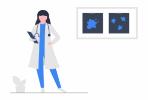 Soignants en plein travail dans un service hospitalier