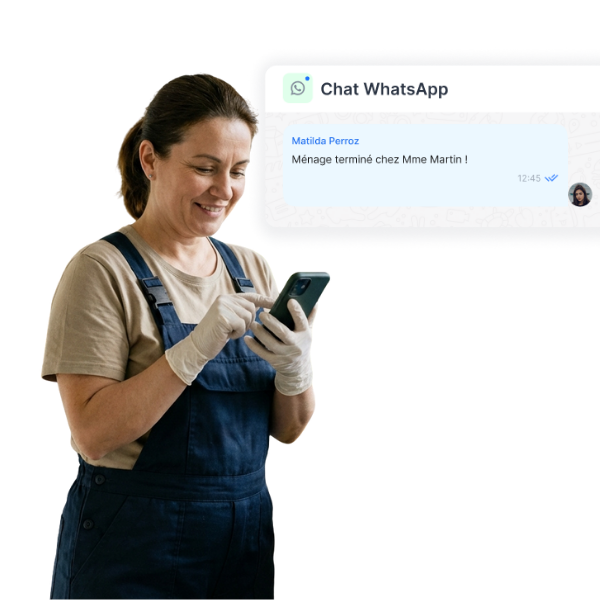 communication aide ménagère